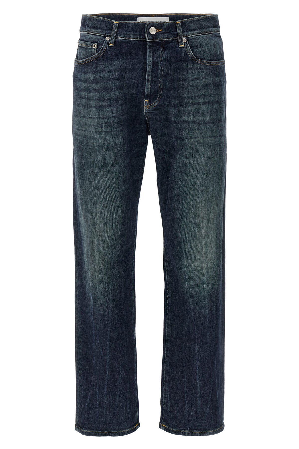 bowl 13 1/4 oz stonewashed non-stretch cotton denim jeans