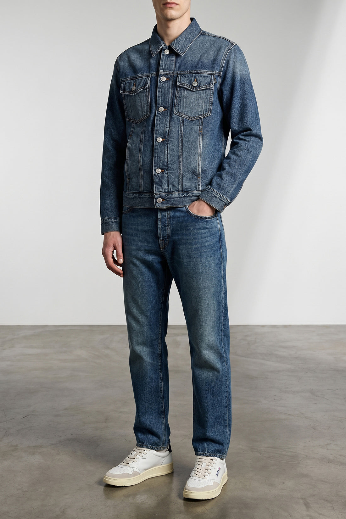 DEPARTMENT 5 31 bowl stone-washed 13 1/4 oz non-stretch cotton denim jeans
