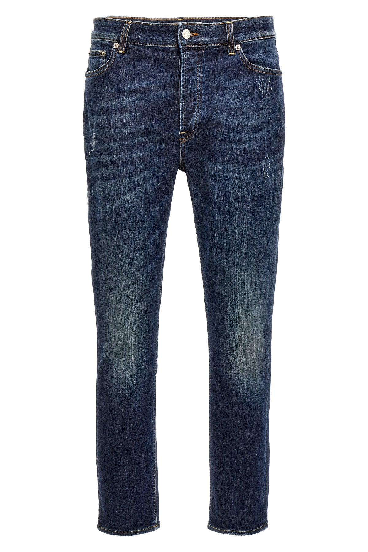 drake cotton blend denim jeans