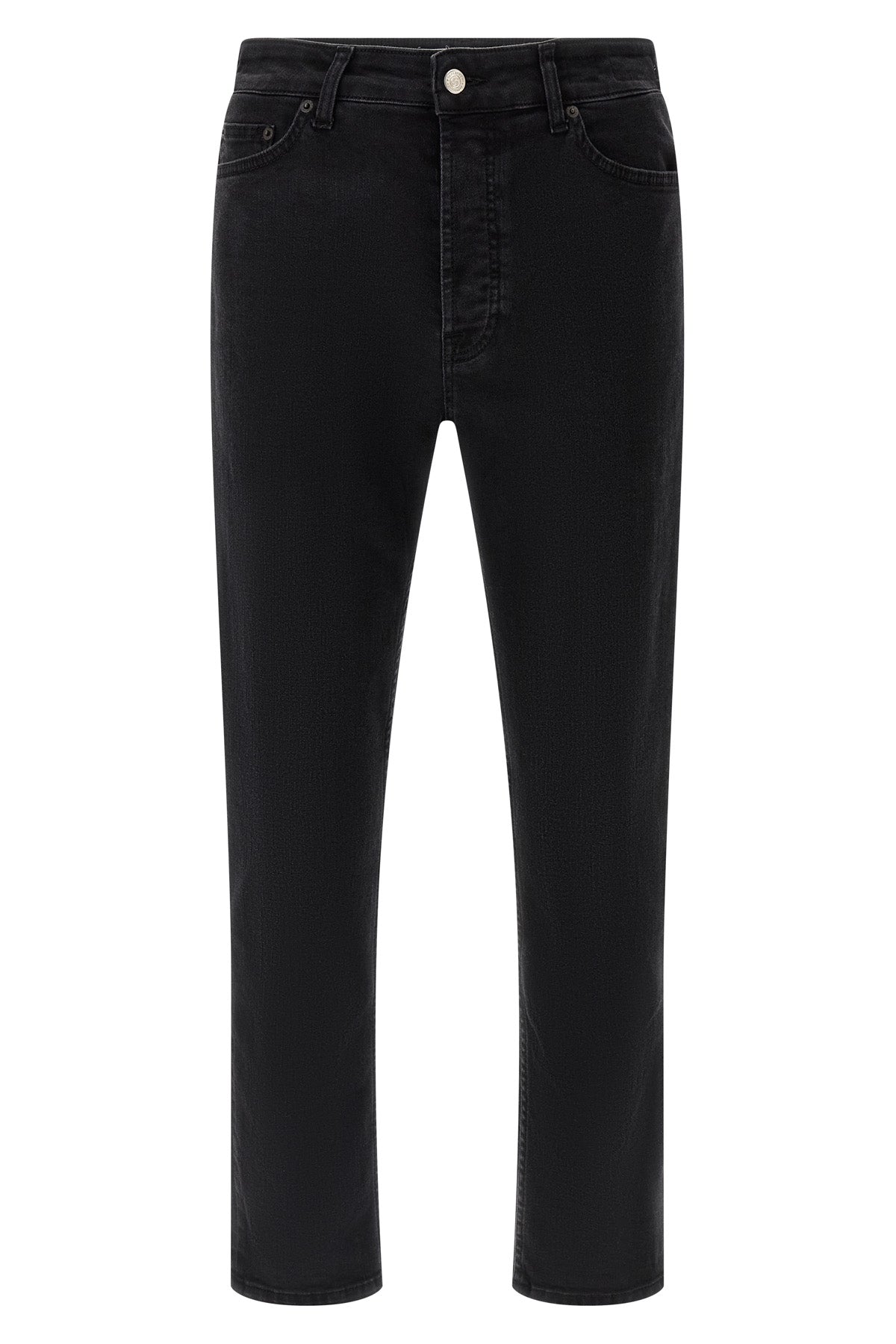 drake jeans in garment-dyed cotton denim