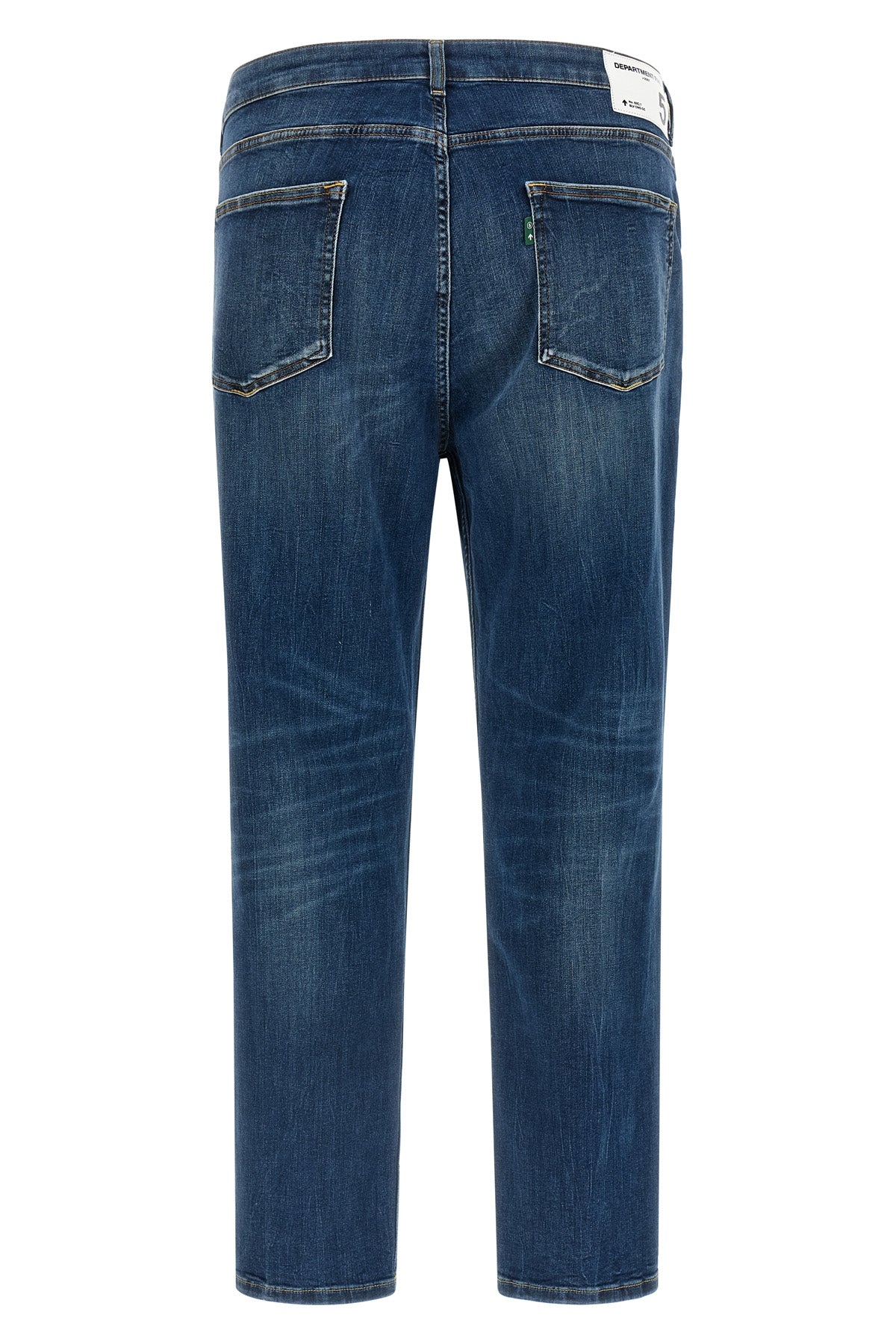 drake stone washed stretch cotton denim jeans