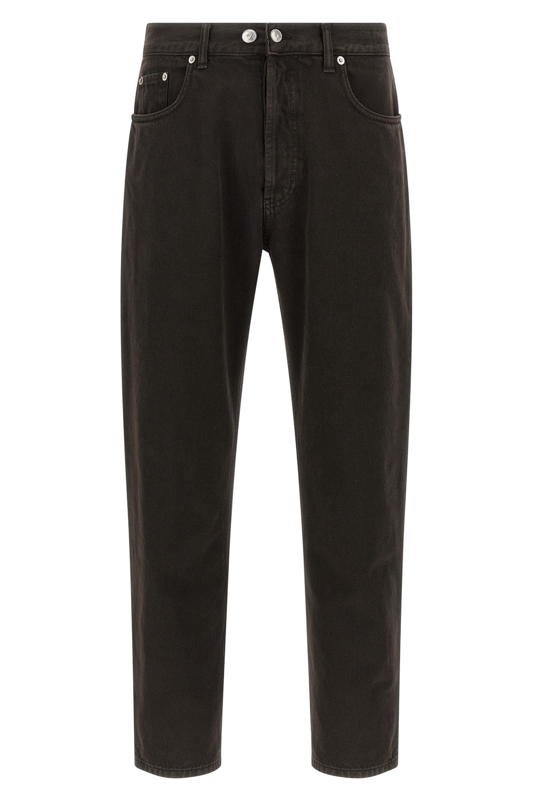 DEPARTMENT 5 31 musso cropped bull jeans in used-effect garment-dyed cotton