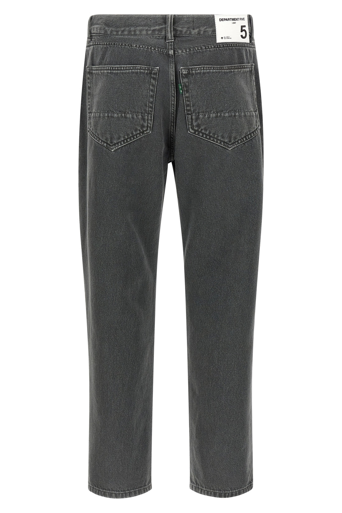 DEPARTMENT 5 34 musso cropped bull jeans in used-effect garment-dyed cotton