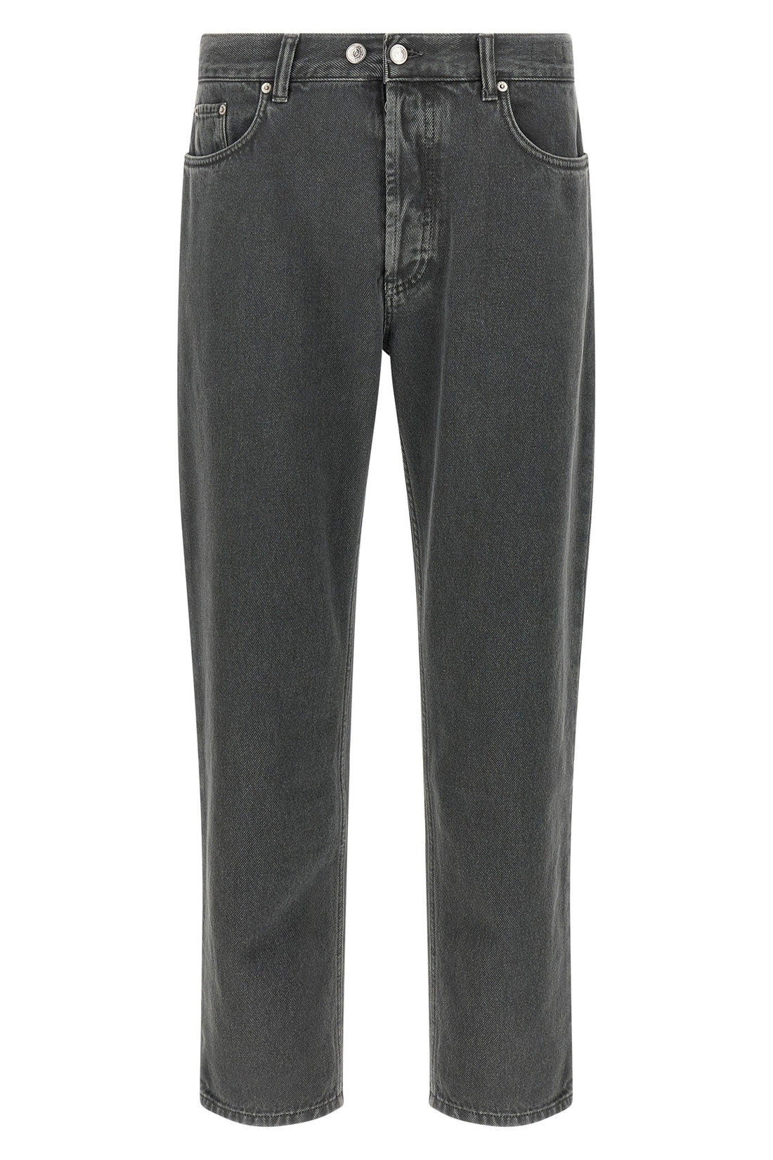 DEPARTMENT 5 34 musso cropped bull jeans in used-effect garment-dyed cotton
