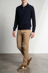 talk garment-dyed cotton denim jeans