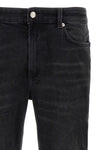 stone stretch cotton denim jeans