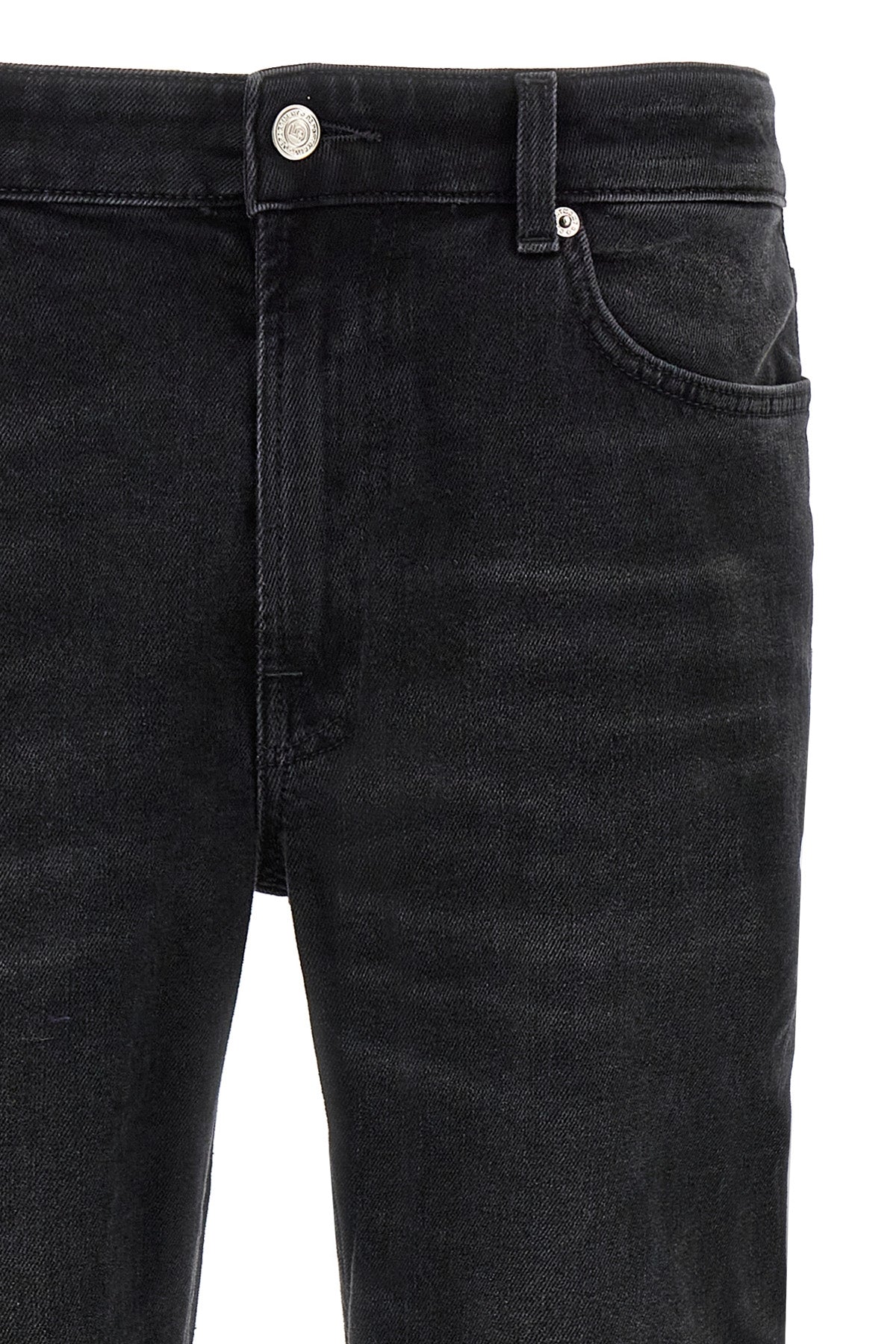 stone stretch cotton denim jeans