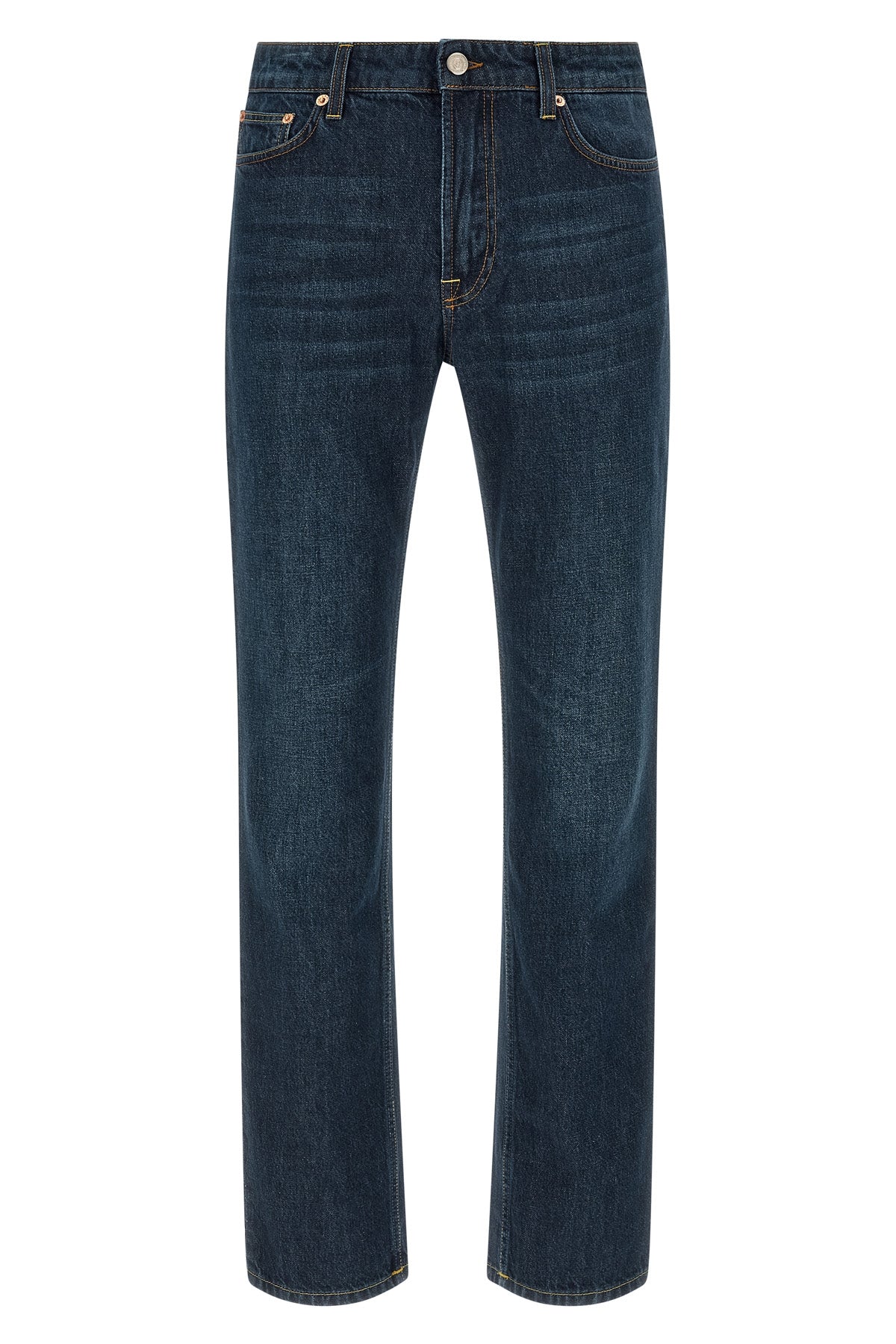 stones stone-washed cotton denim jeans