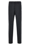 check wool trousers