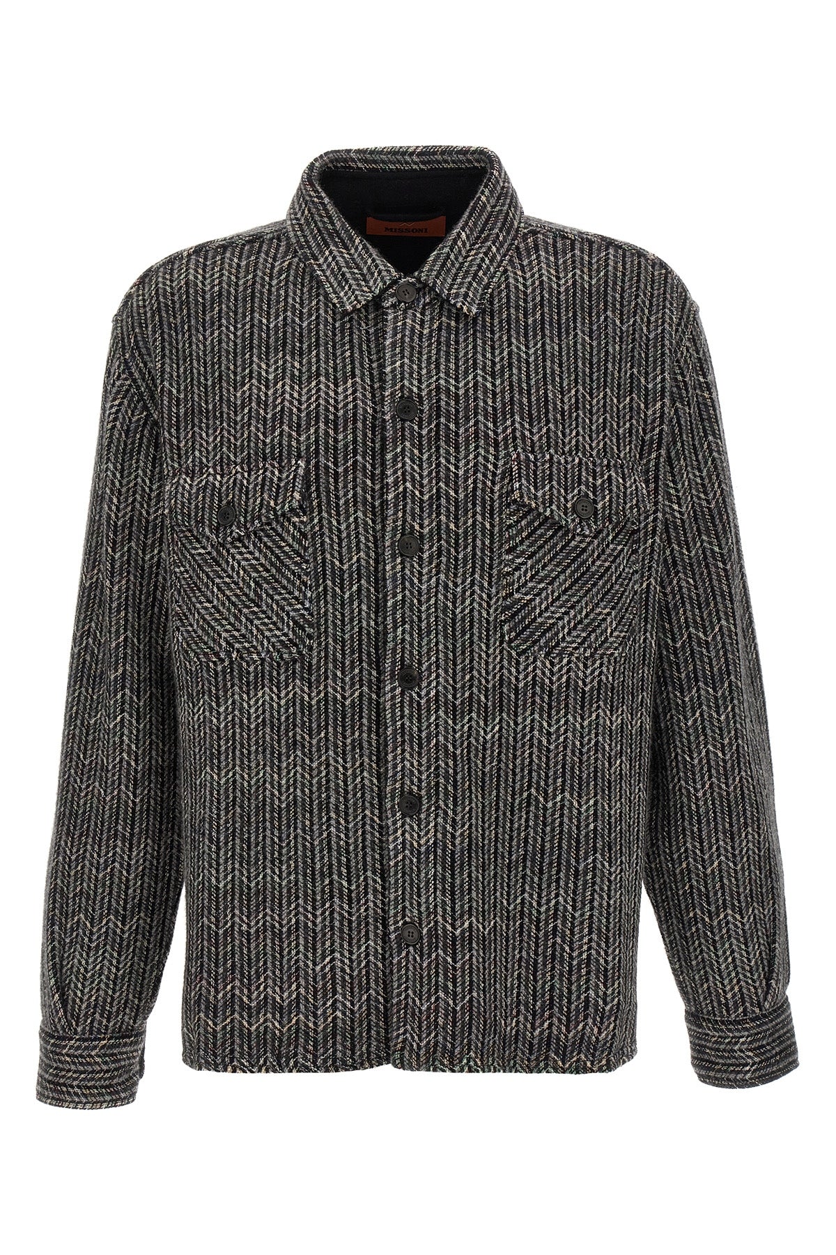 caperdoni wool blend shirt
