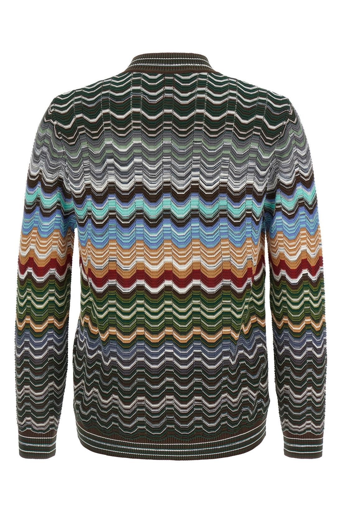 MISSONI 46 cardigan in cotton and viscose chevron