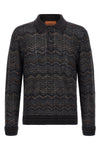 the missoni long-sleeved polo shirt in a fine cashmere blend