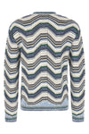 the missoni crew neck sweater defines the aesthetic of luxury knitwear through t