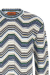 the missoni crew neck sweater defines the aesthetic of luxury knitwear through t