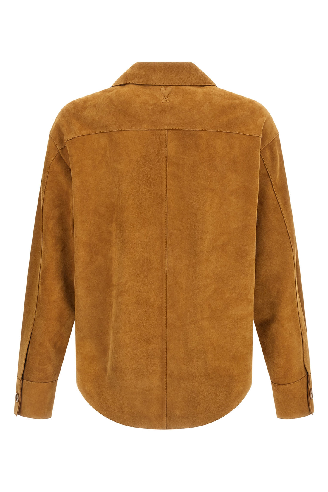 AMI PARIS S suede overshirt