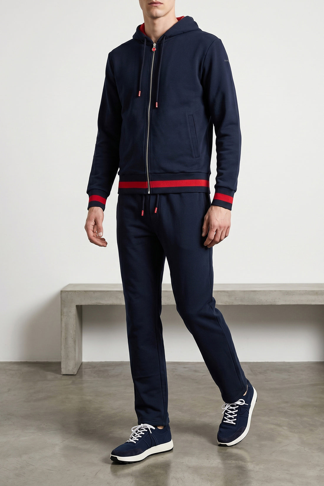 KITON 7 technical cotton sneakers
