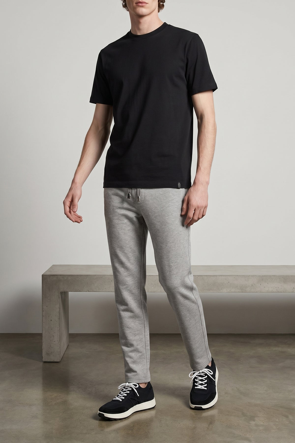 technical cotton sneakers