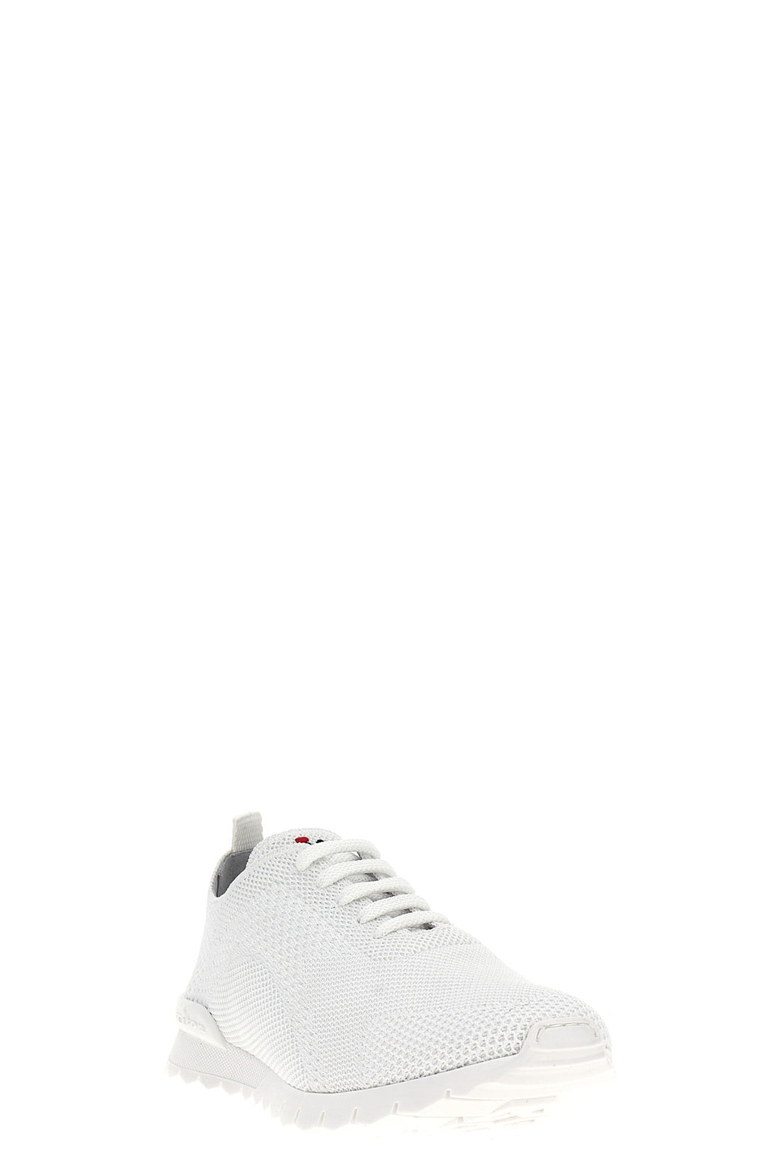 KITON 12 running textured fabric lace up sneakers