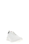 running textured fabric lace up sneakers