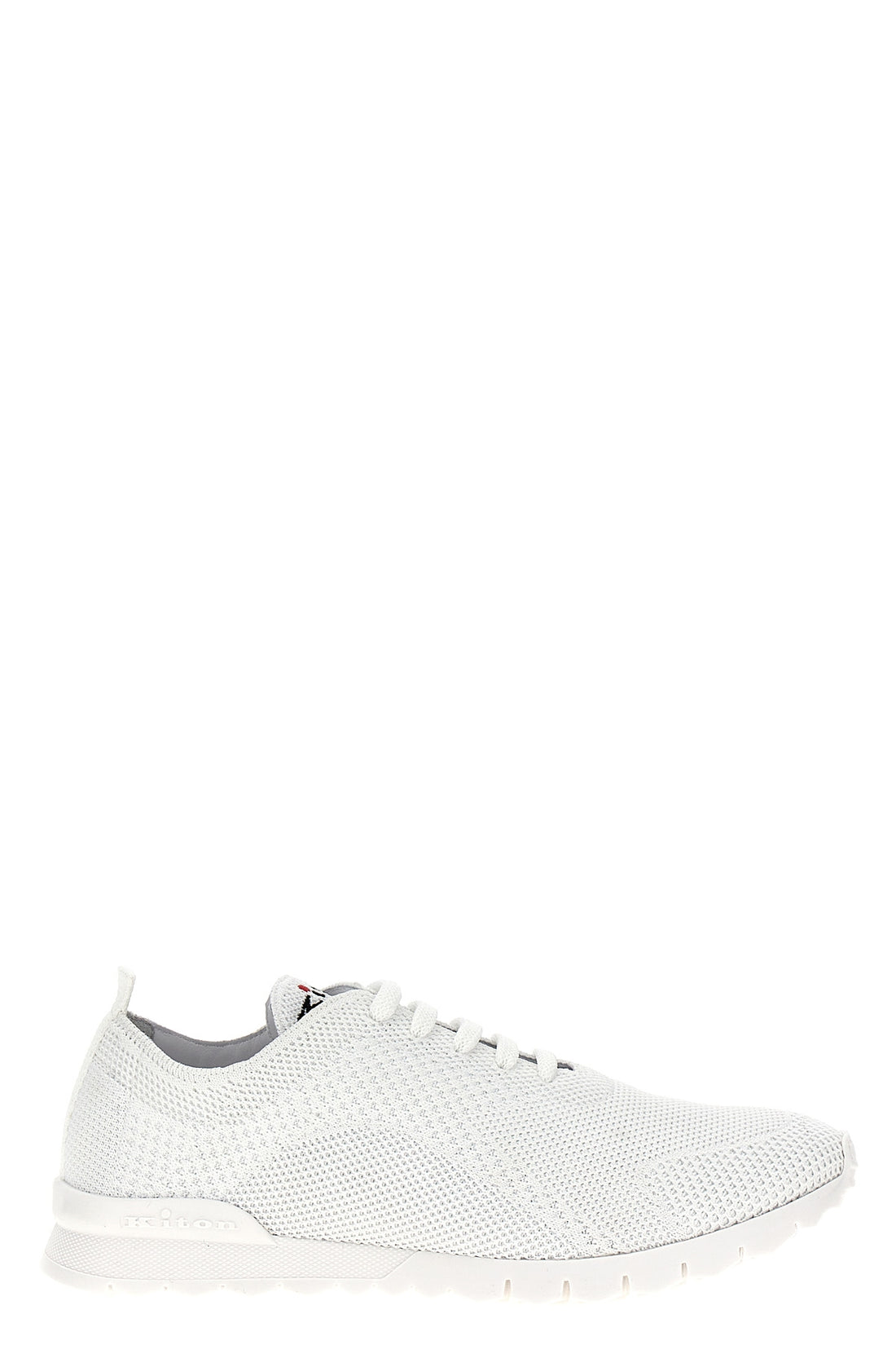 KITON 12 running textured fabric lace up sneakers