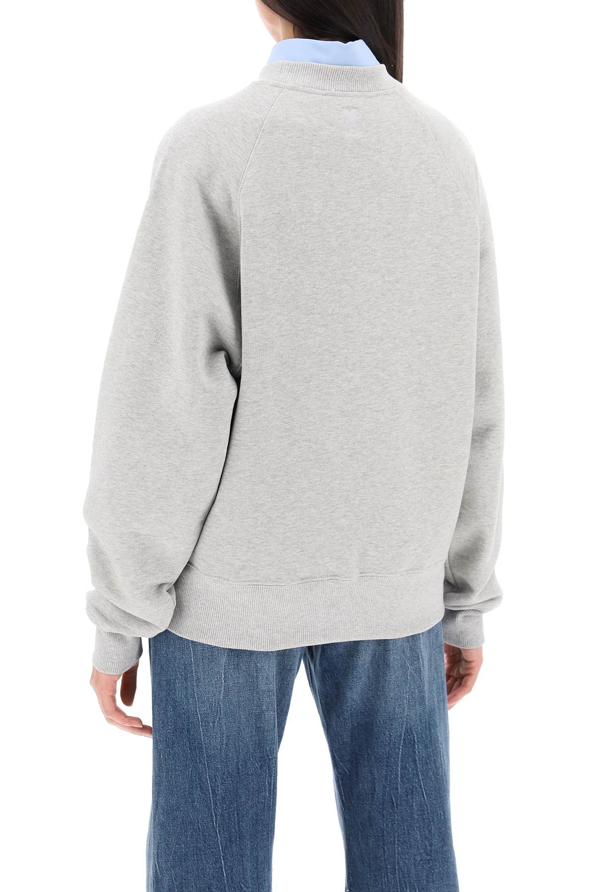 organic cotton crewneck sweatshirt