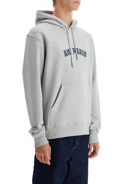 hooded varsity sweat