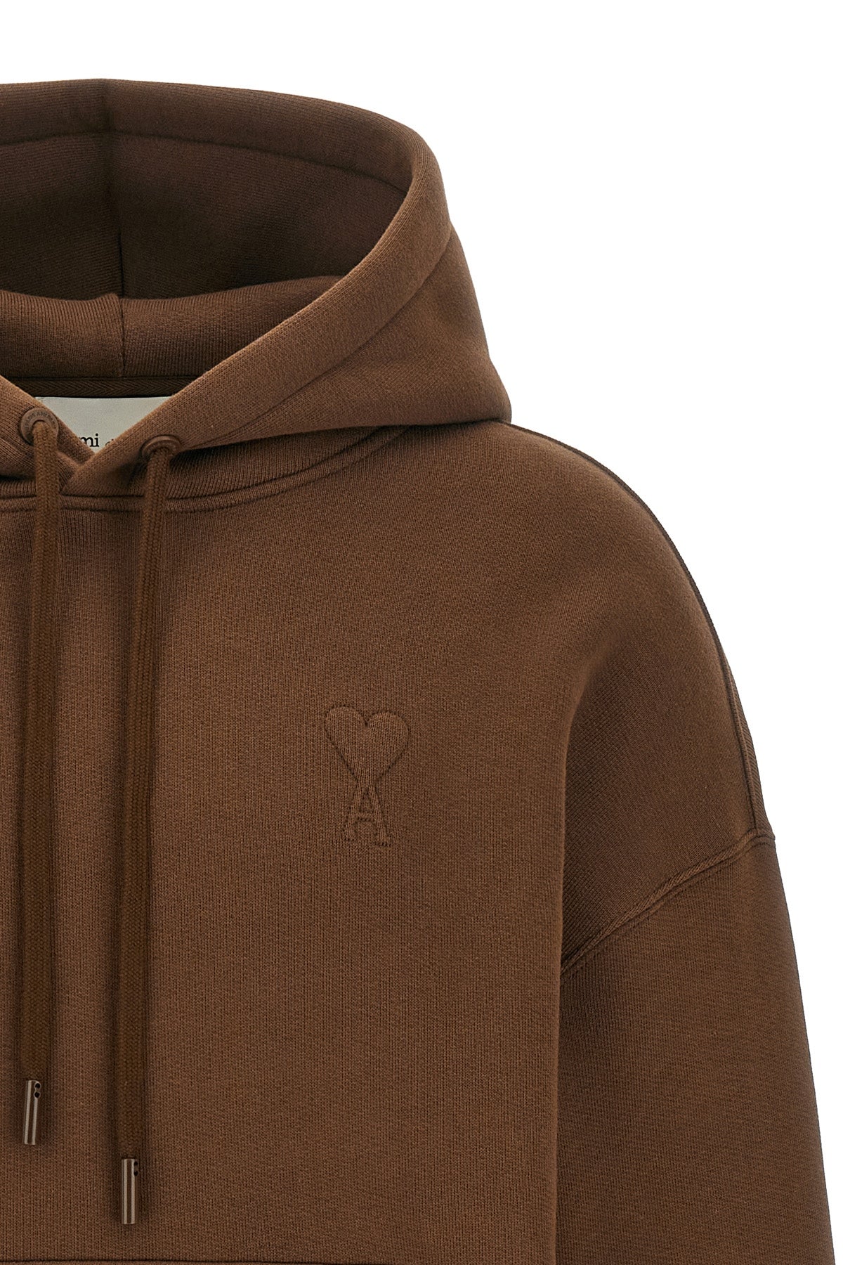 the ami paris hoodie redefines the codes of casual dress through a contemporary