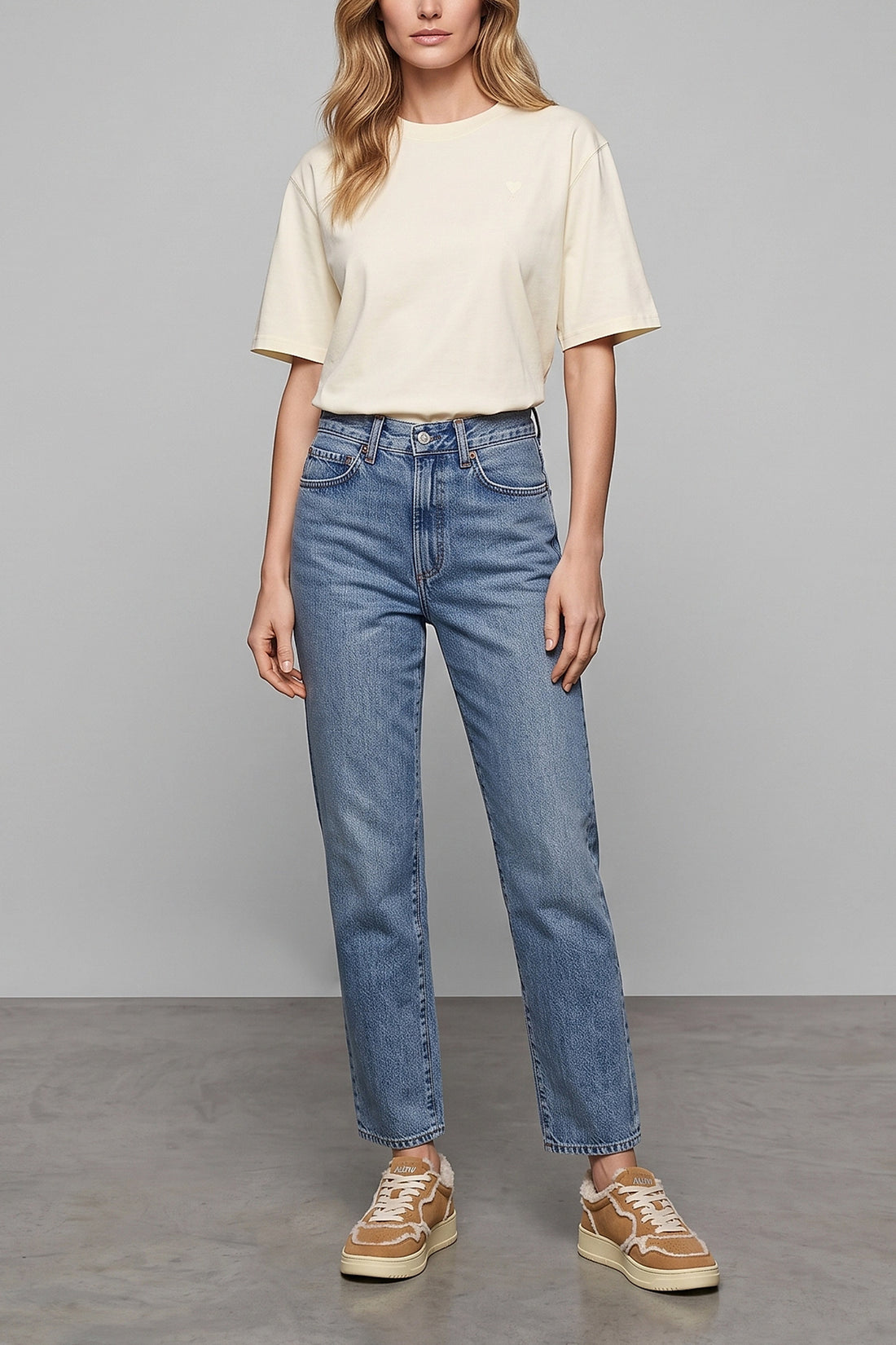 AMI PARIS M heavy cotton jersey t-shirt