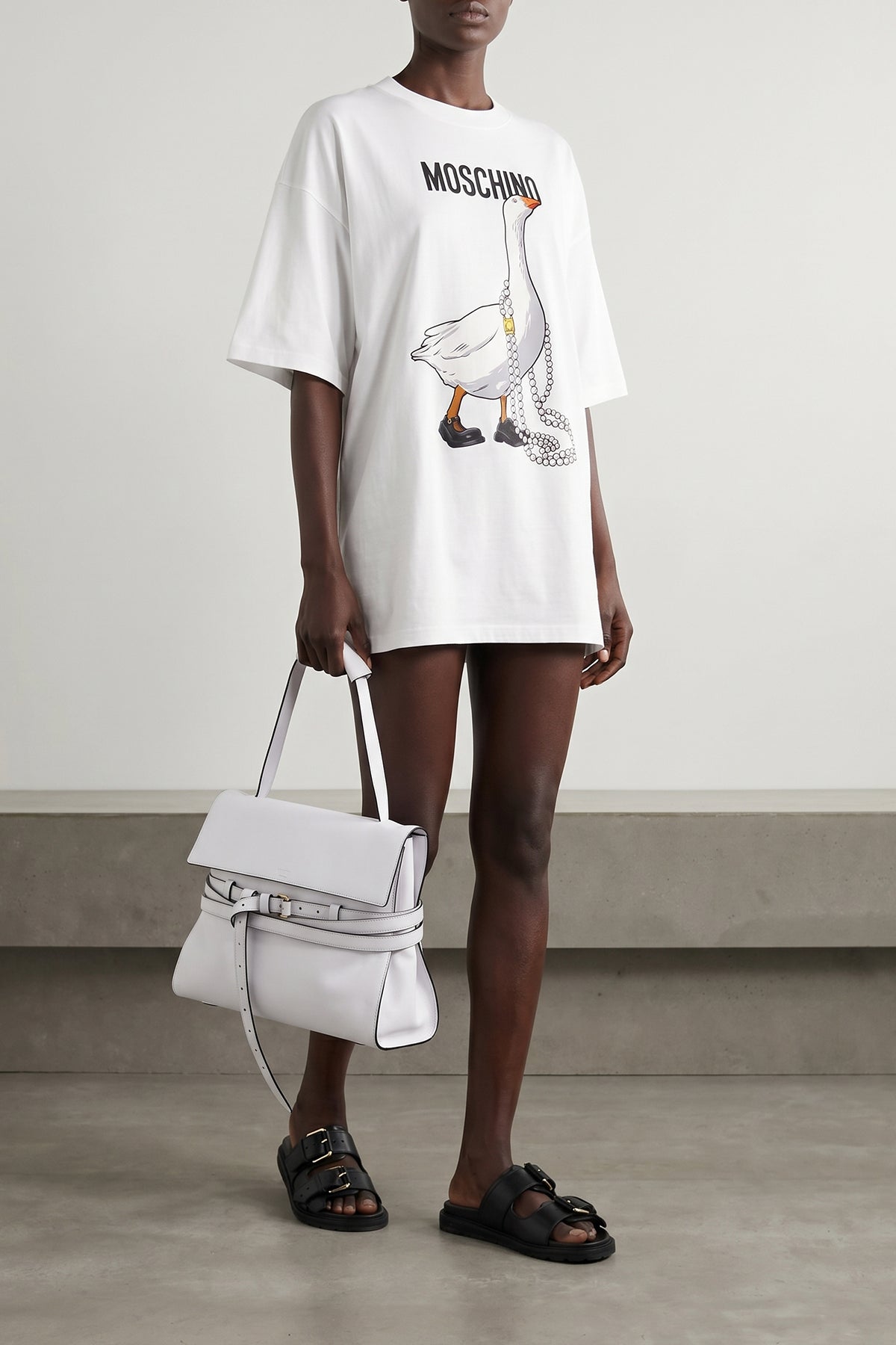 moschino mini dress Moschino Heavy Cotton T-shirt Mini Dress