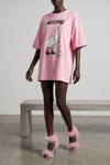 heavy cotton t-shirt mini dress