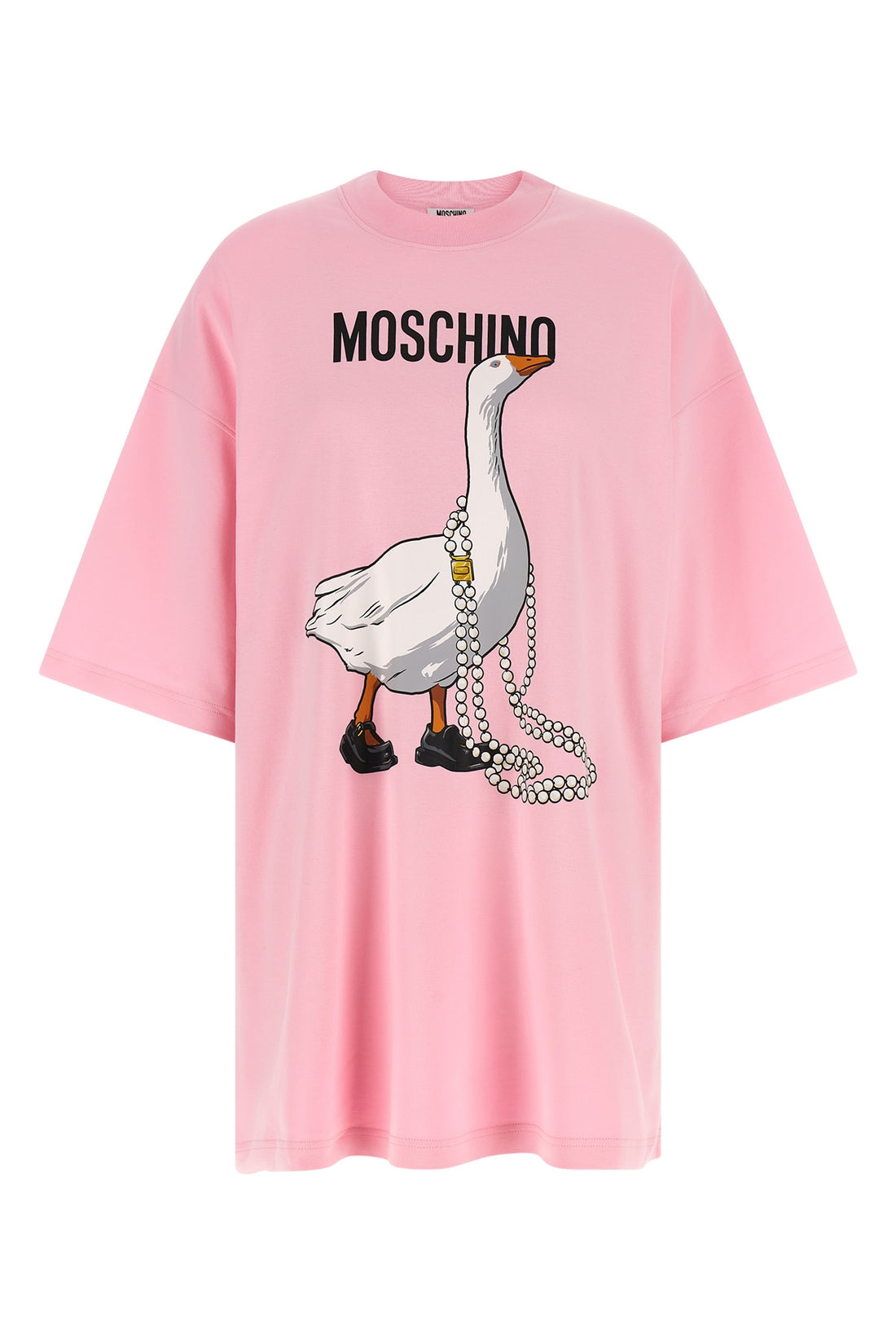 MOSCHINO S heavy cotton t-shirt mini dress