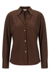 the vince blouse defines an essential aesthetic through a fluid sartorial constr