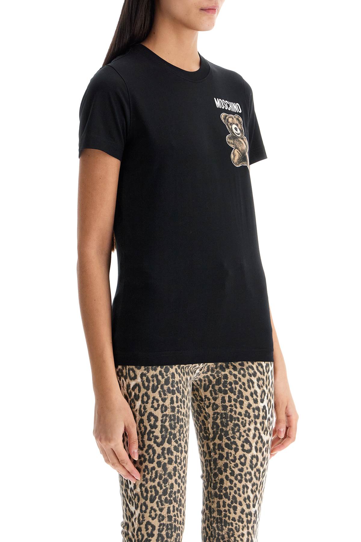 moschino teddy bear print t