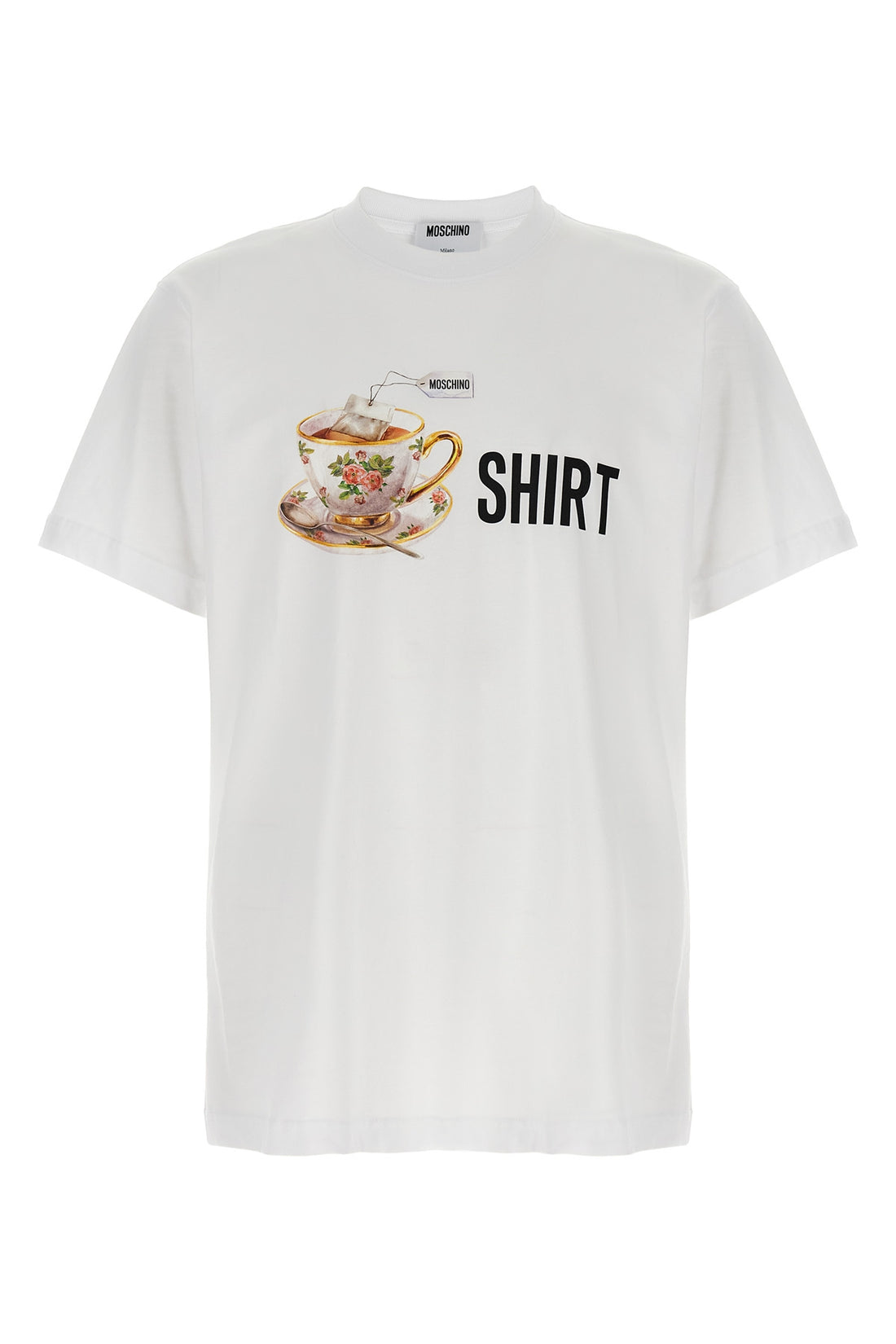MOSCHINO M organic cotton crew neck t-shirt