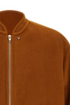 the valentino garavani bomber jacket in virgin wool and cashmere blend