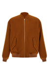 the valentino garavani bomber jacket in virgin wool and cashmere blend