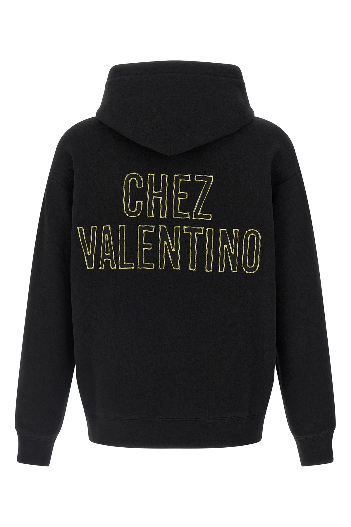 chez valentino brushed cotton hoodie