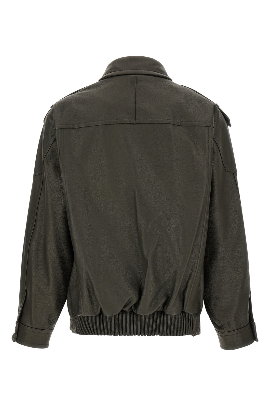 VINCE M the vince biker jacket redefines the codes of outerwear through a relaxed silhou