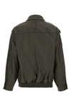 the vince biker jacket redefines the codes of outerwear through a relaxed silhou