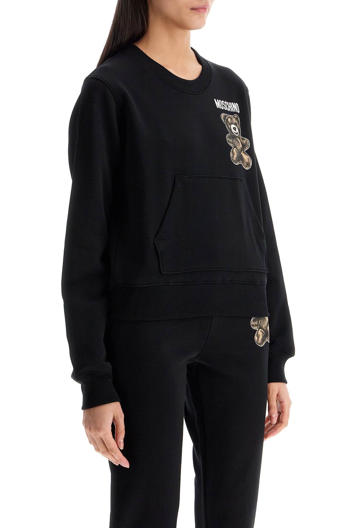 moschino teddy bear crewneck