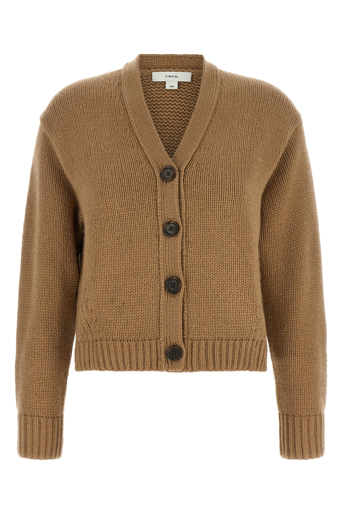 the vince cardigan embodies the essence of sartorial luxury through a structured