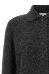 the vince cardigan redefines luxury knitwear through a cropped and structured si