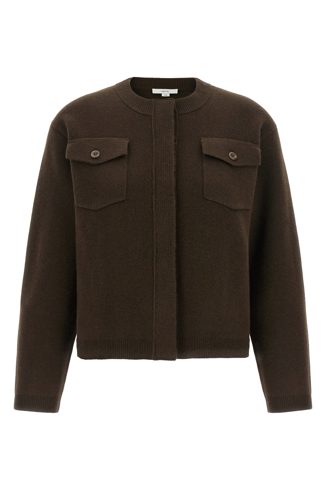 VINCE L the vince cardigan redefines everyday knitwear through structured volumes and sa