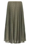 the vince midi skirt features an accordion pleated construction that gives movem