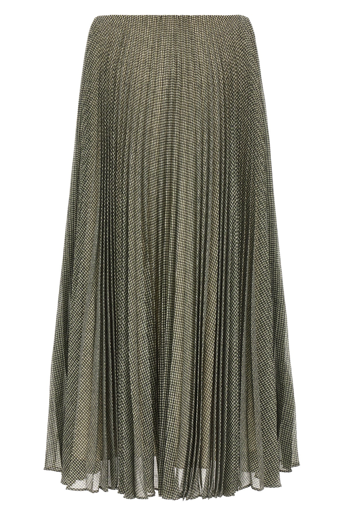 the vince midi skirt features an accordion pleated construction that gives movem