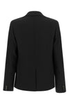 the vince blazer in structured wool blend redefines the codes of contemporary ta