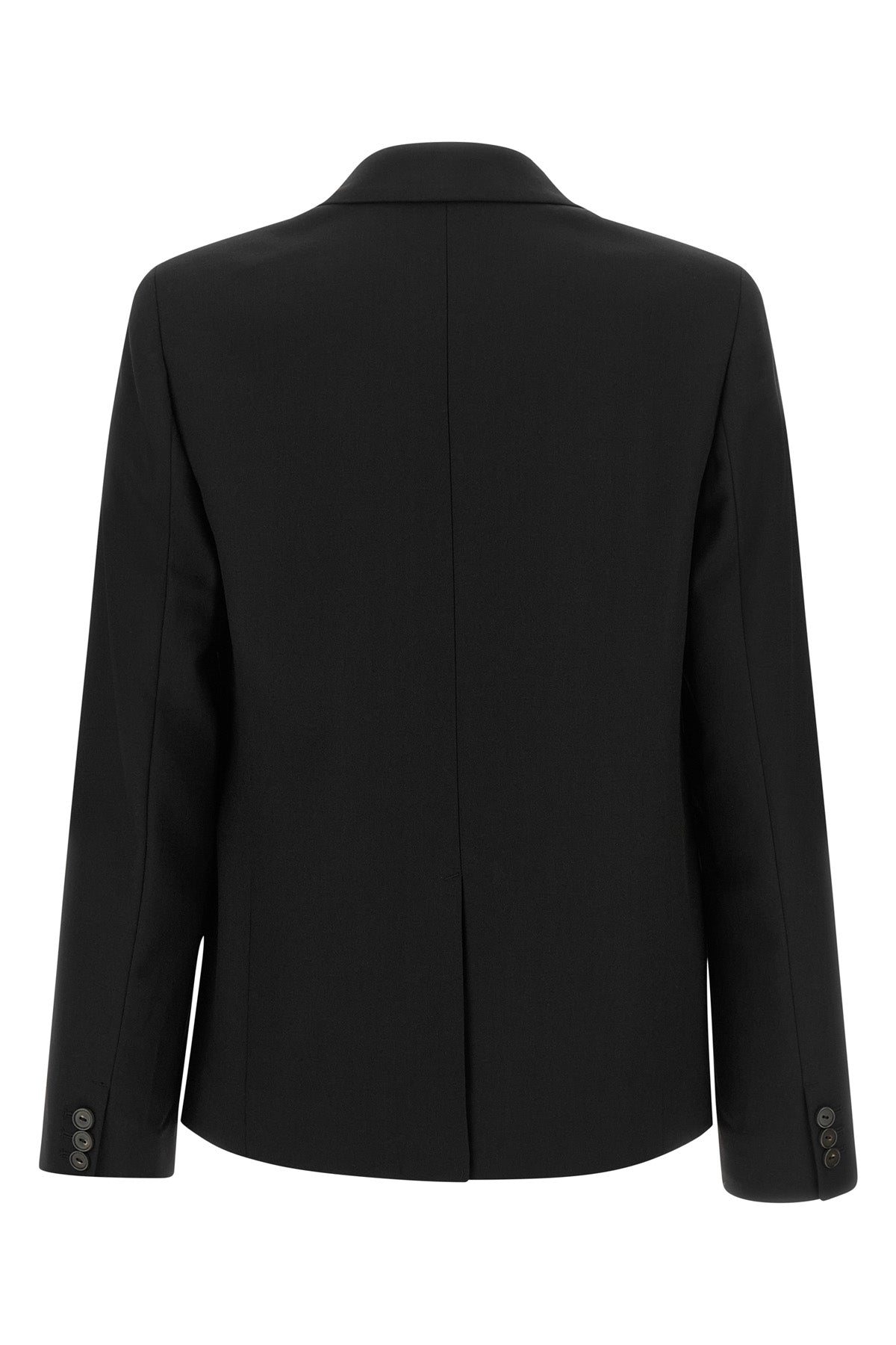 the vince blazer in structured wool blend redefines the codes of contemporary ta