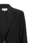 the vince blazer in structured wool blend redefines the codes of contemporary ta