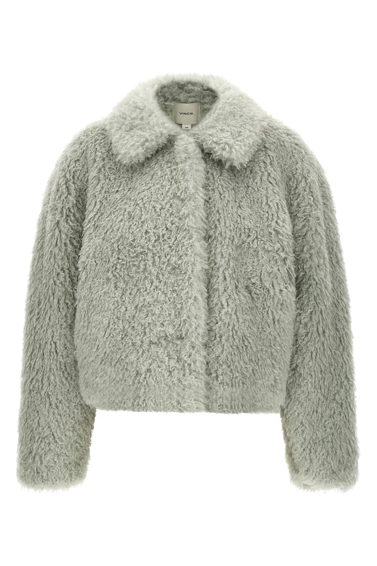 the vince cropped jacket redefines the volumes of contemporary outerwear through