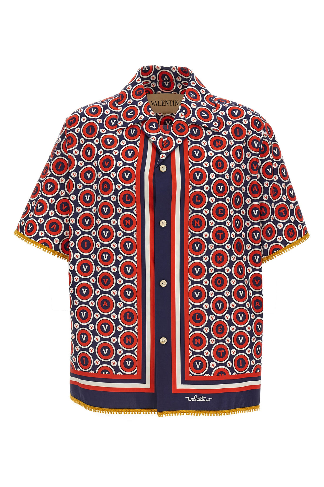 VALENTINO GARAVANI 46 bulles royales poplin printed shirt